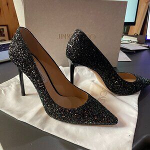 Jimmy Choo - ROMY 100 size 41 -- Rainbow/Black